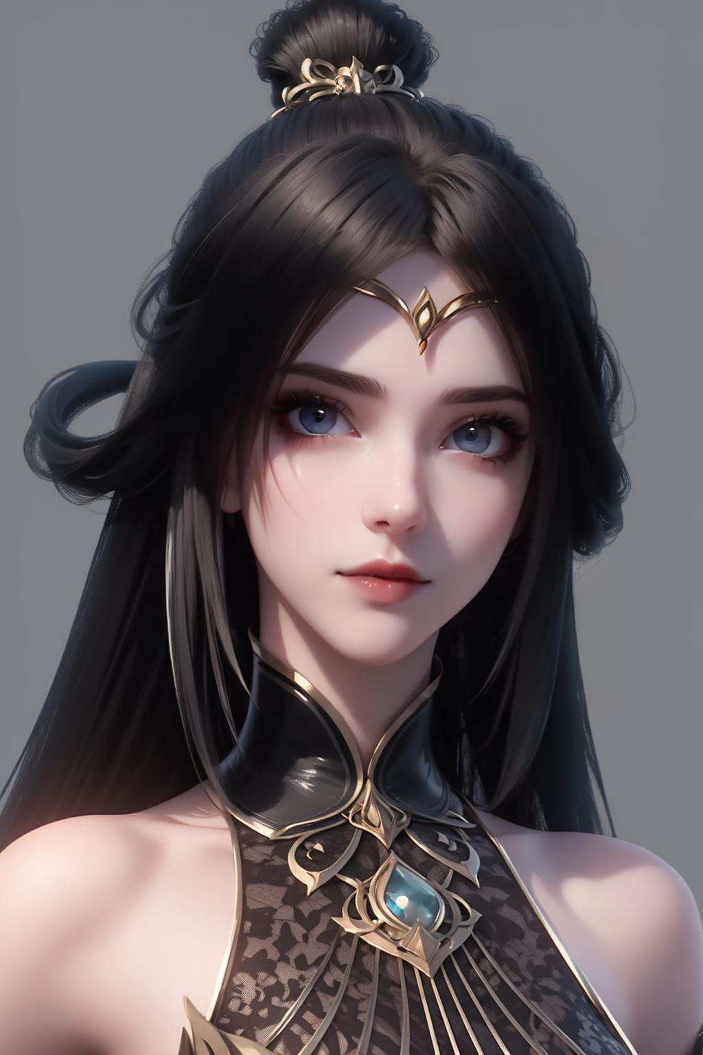 动漫美女翩翩舞动