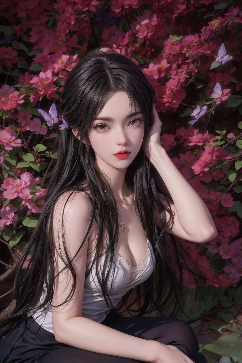 清漪映碧波手机背景焕新颜