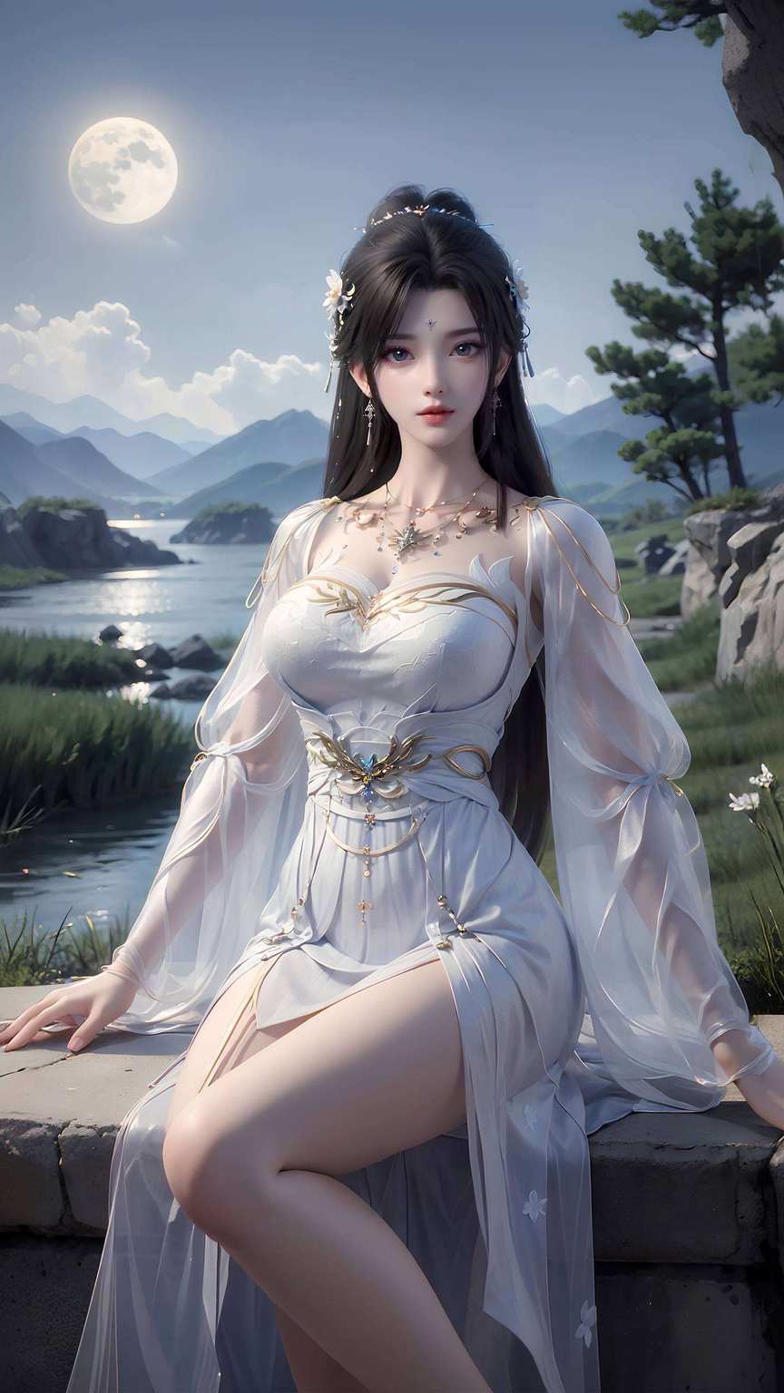 完美世界壁纸生辉火灵儿舞动