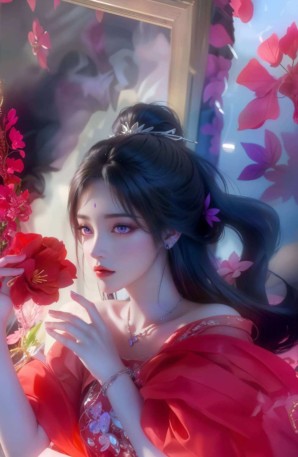 真正让人惊艳的是她那不经意间泄露的少女心月婵女神轻盈起舞