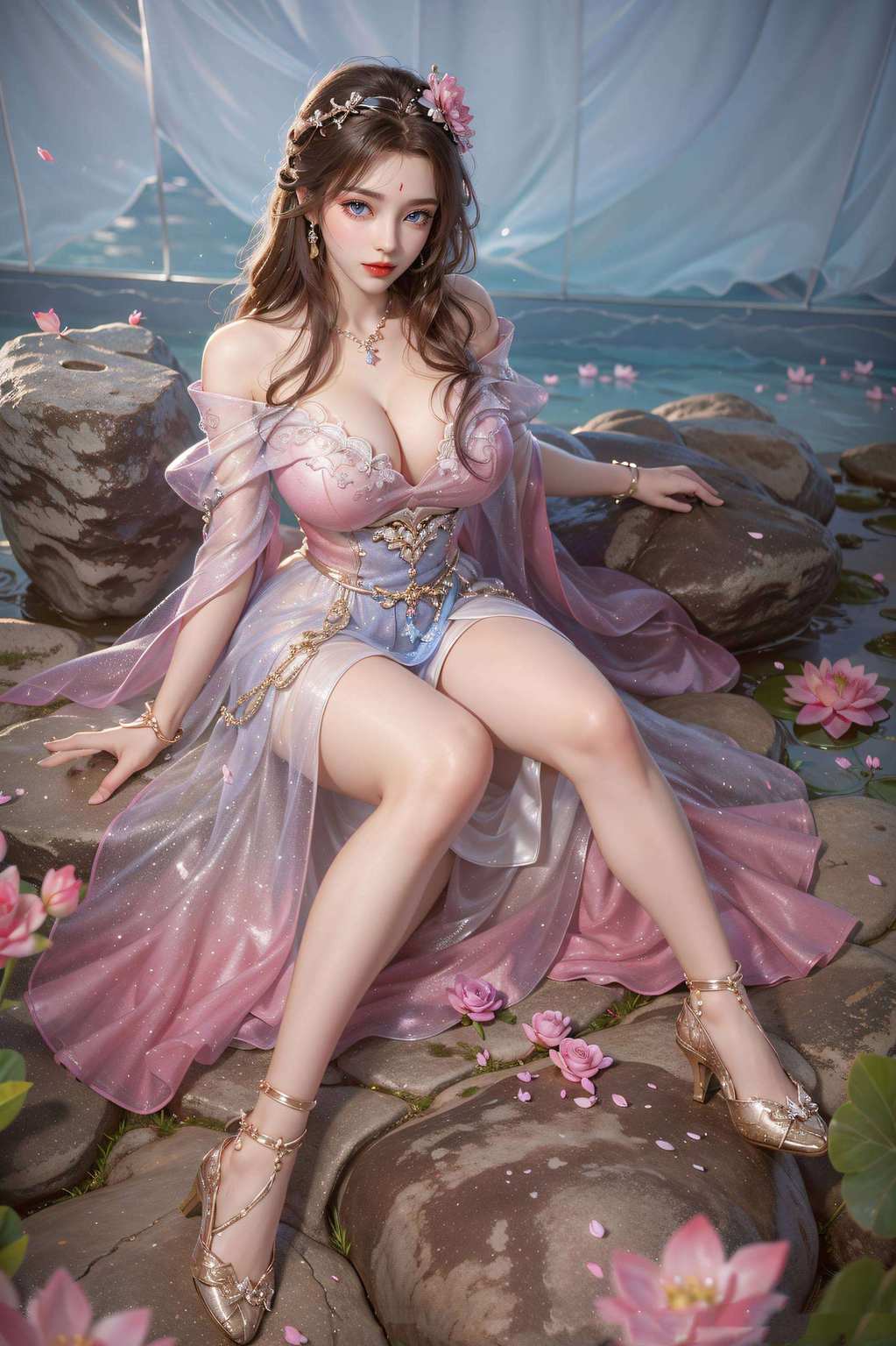 那皎洁的月光女神换上嫁衣保管你的手机也能成为朋友圈的焦点