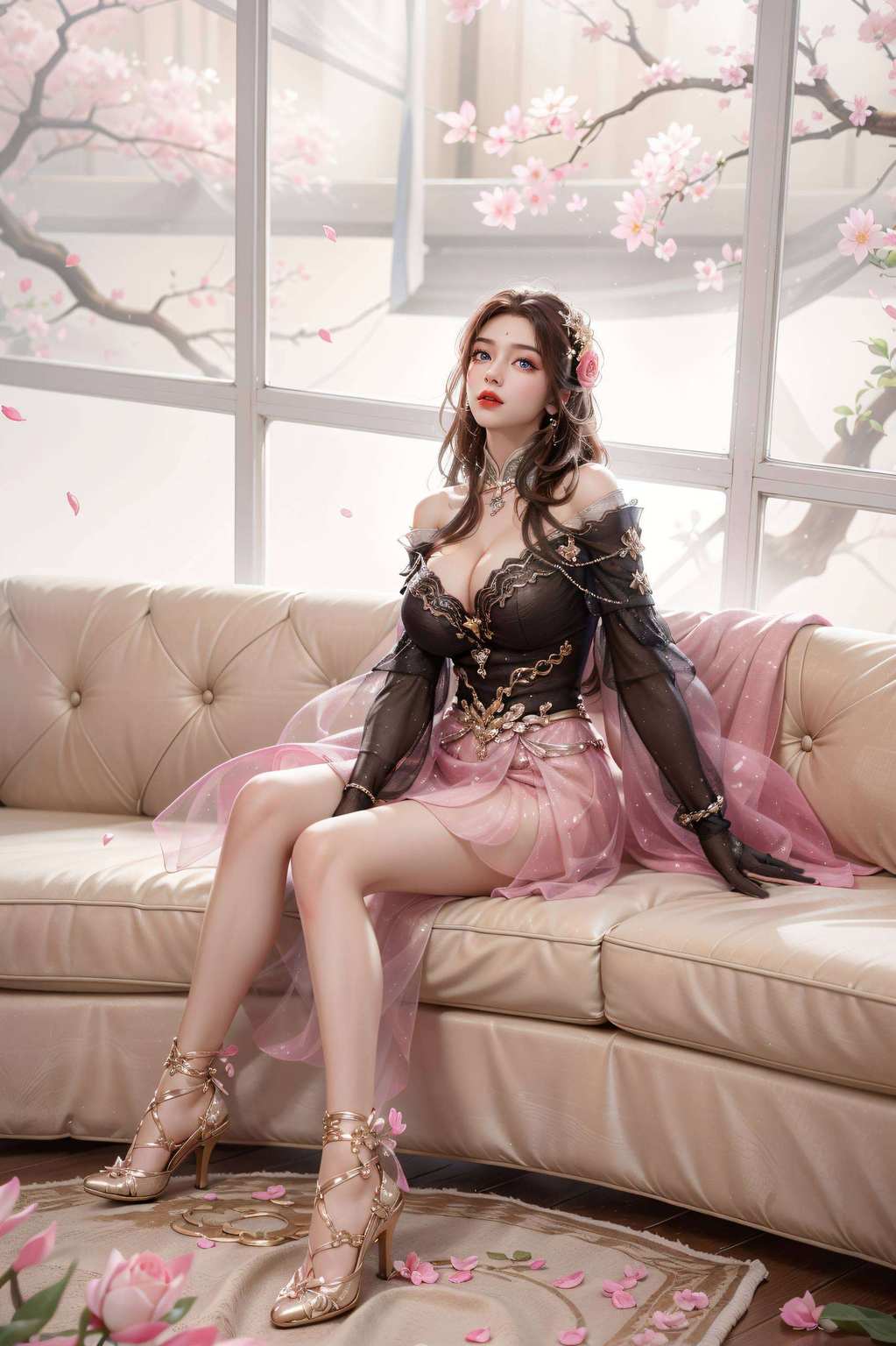 国漫女神月婵翩翩起舞玄幻色彩熠熠生辉