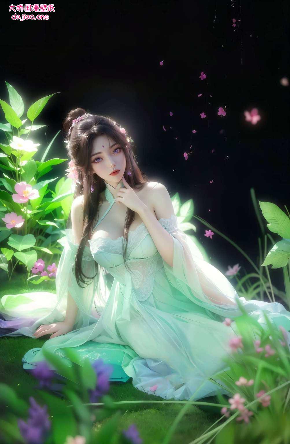 如同夜空中最亮的星那完美世界中熠熠生辉的月婵女神