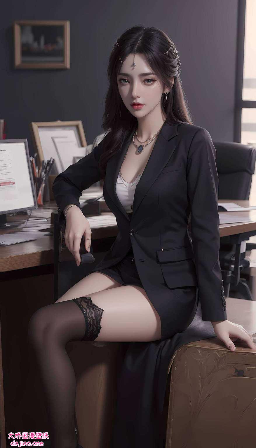 这款壁纸绝对能满足你对美的追求它融合了完美世界的玄幻色彩