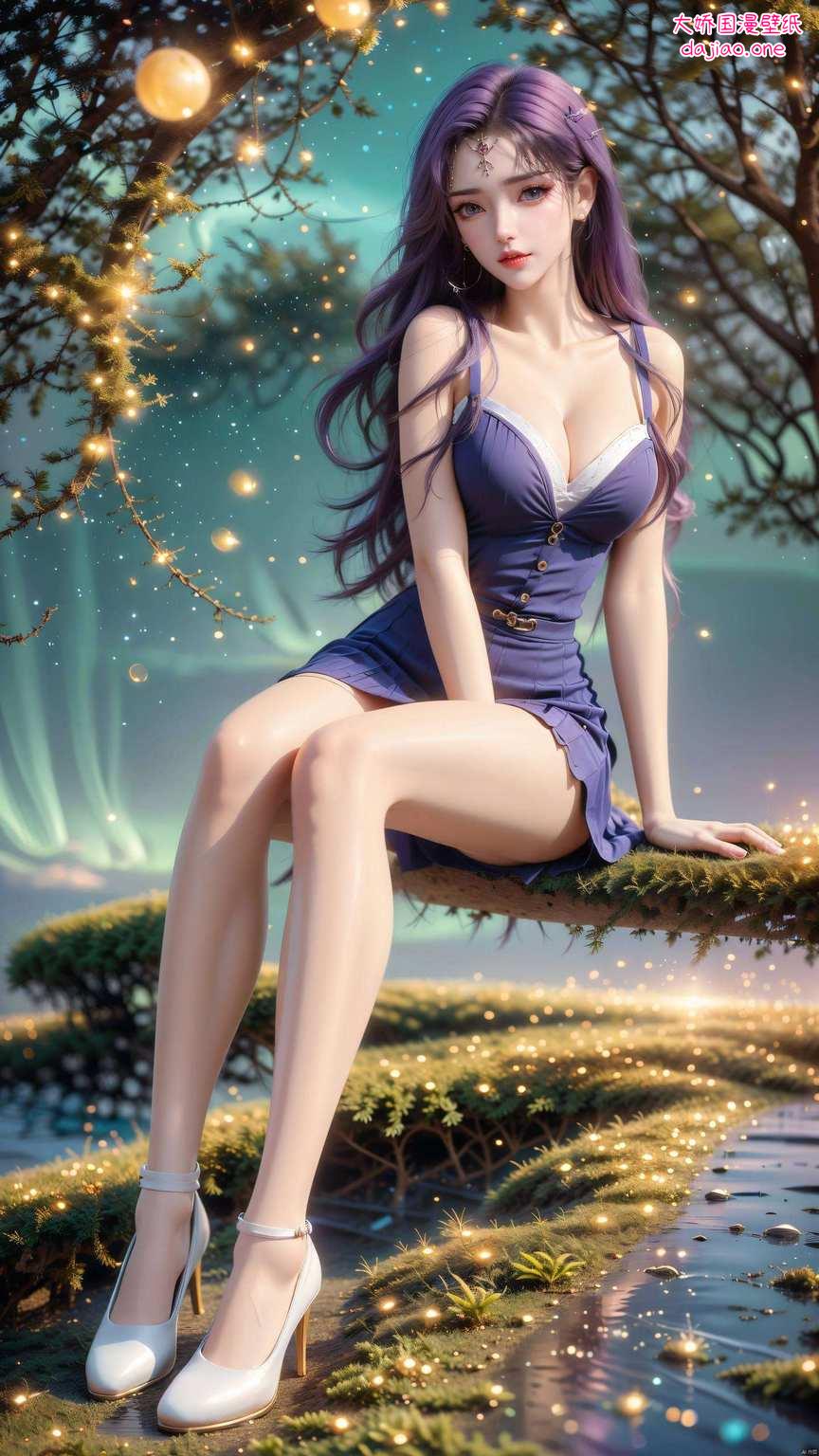 月婵凌空女神翩翩入画来