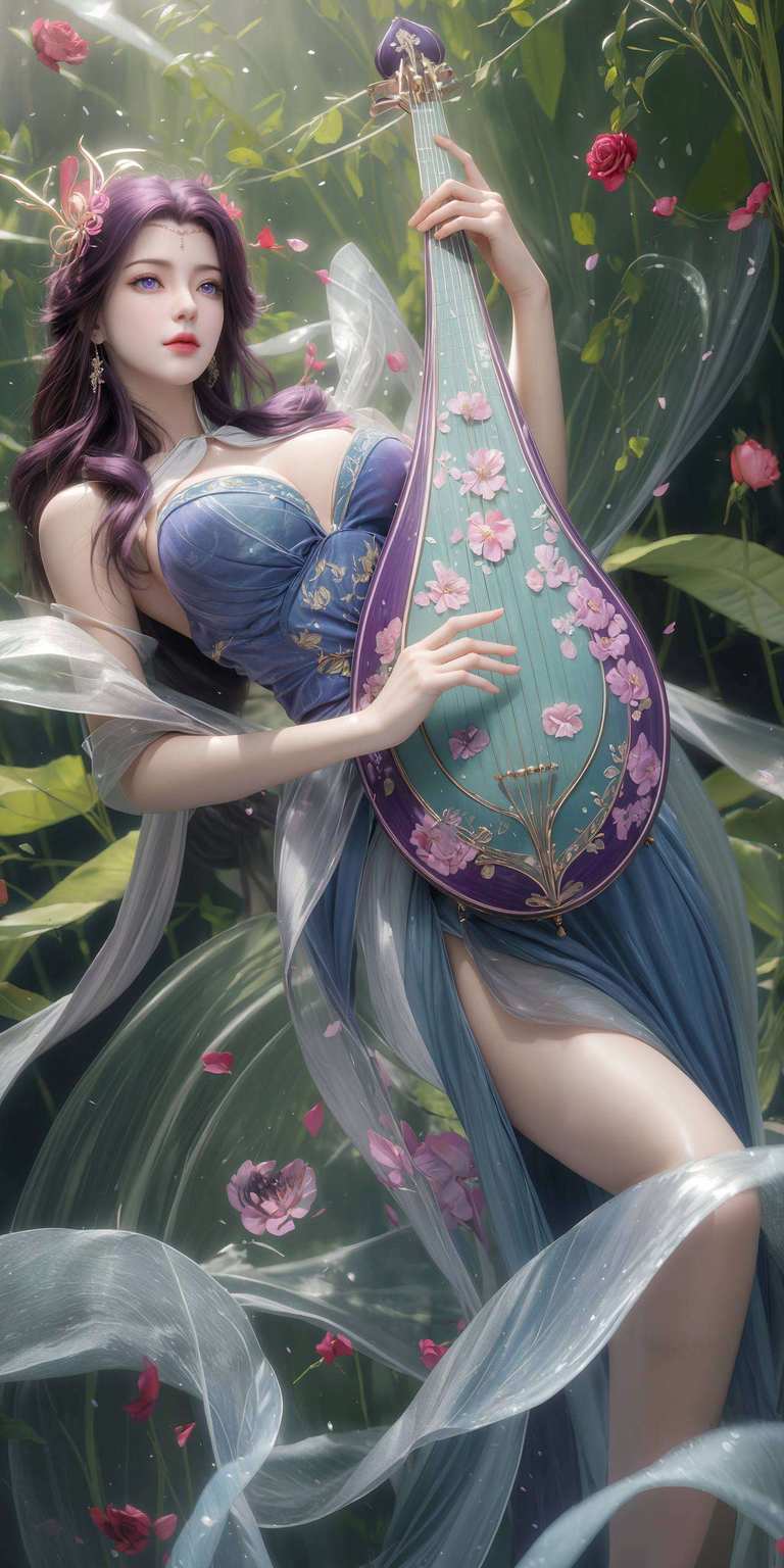 国漫女神、国漫美女荒和云曦的故事
