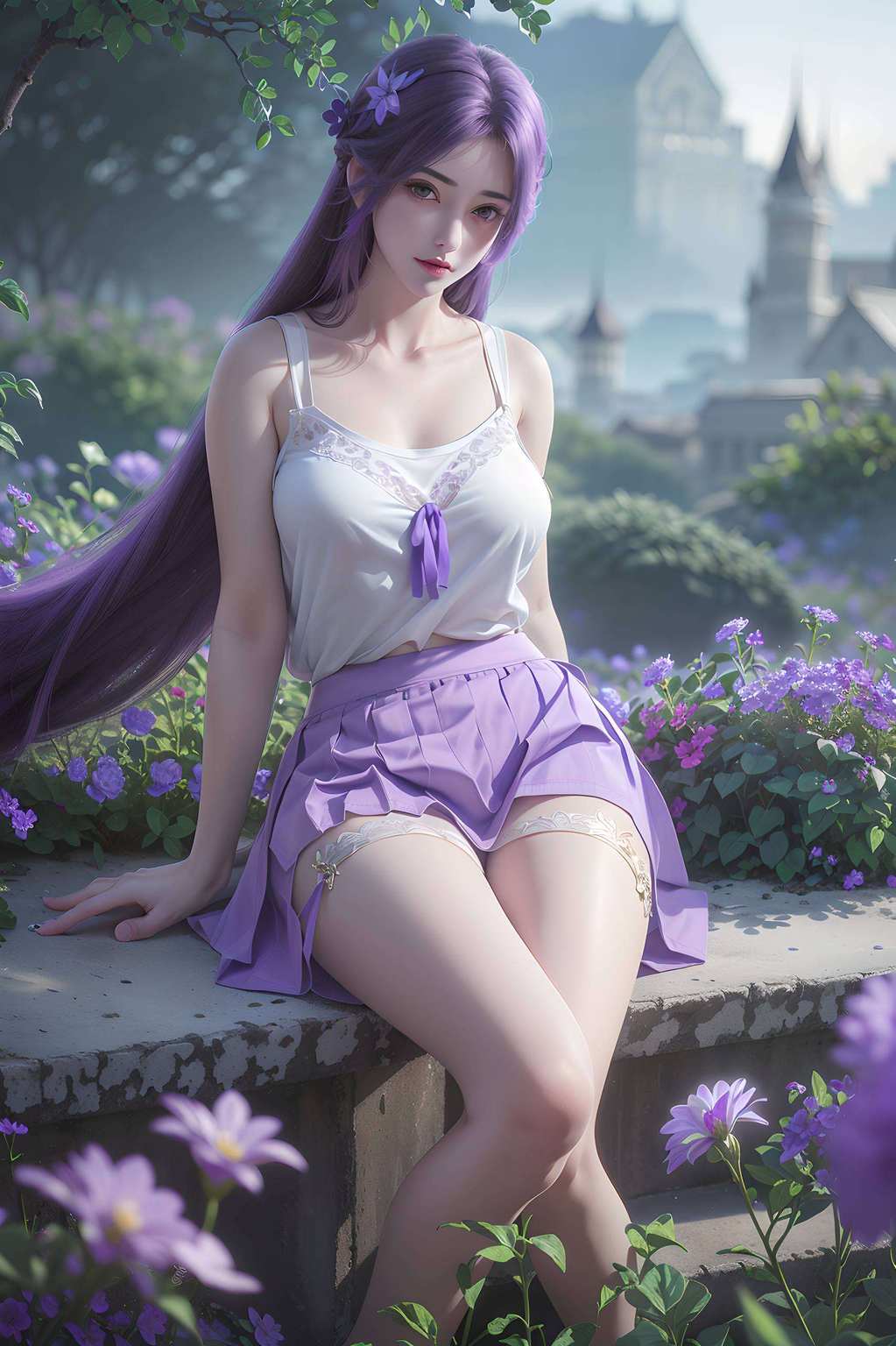美女翩翩曦光熠熠