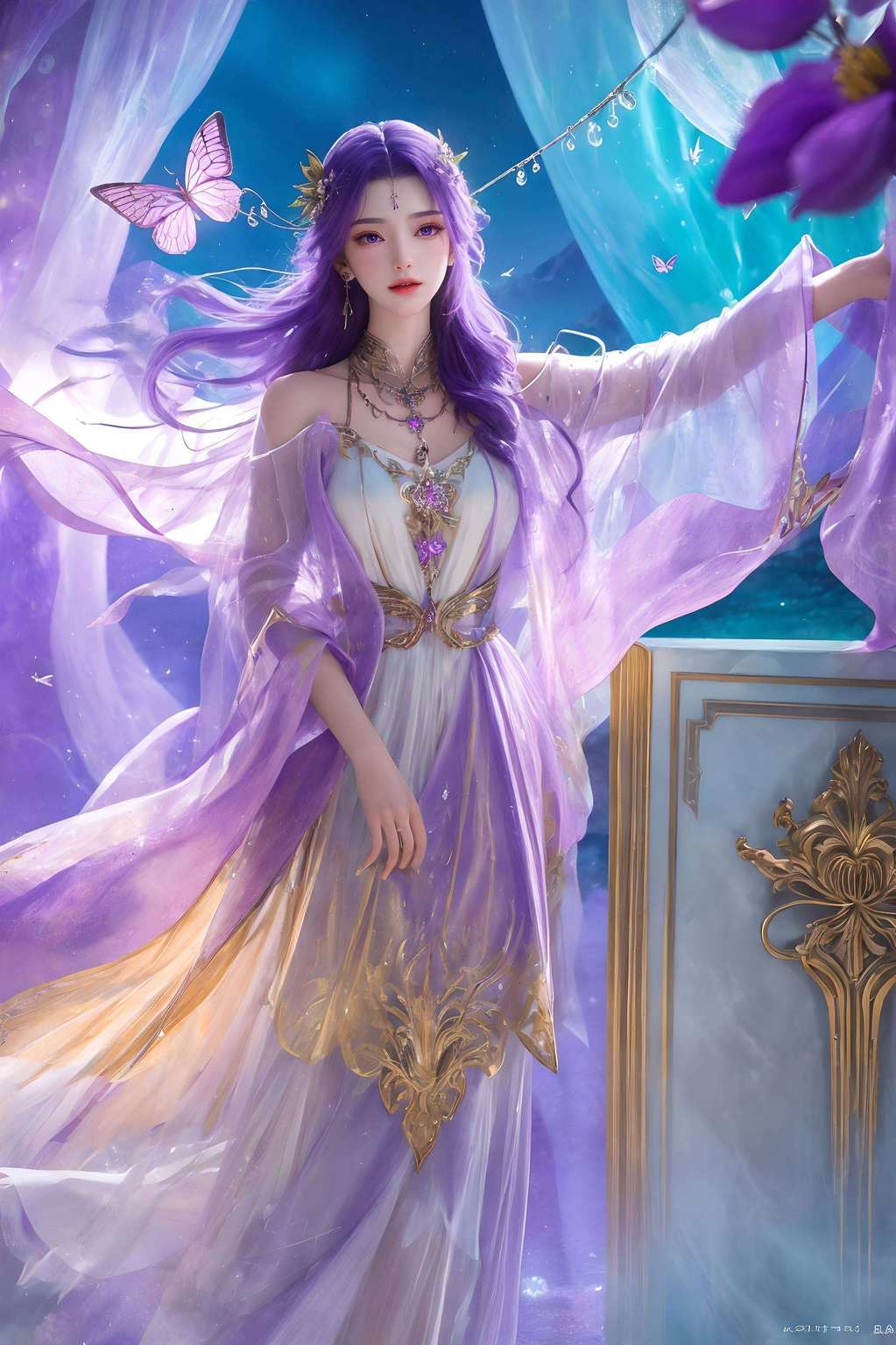 美女倩影云曦翩翩