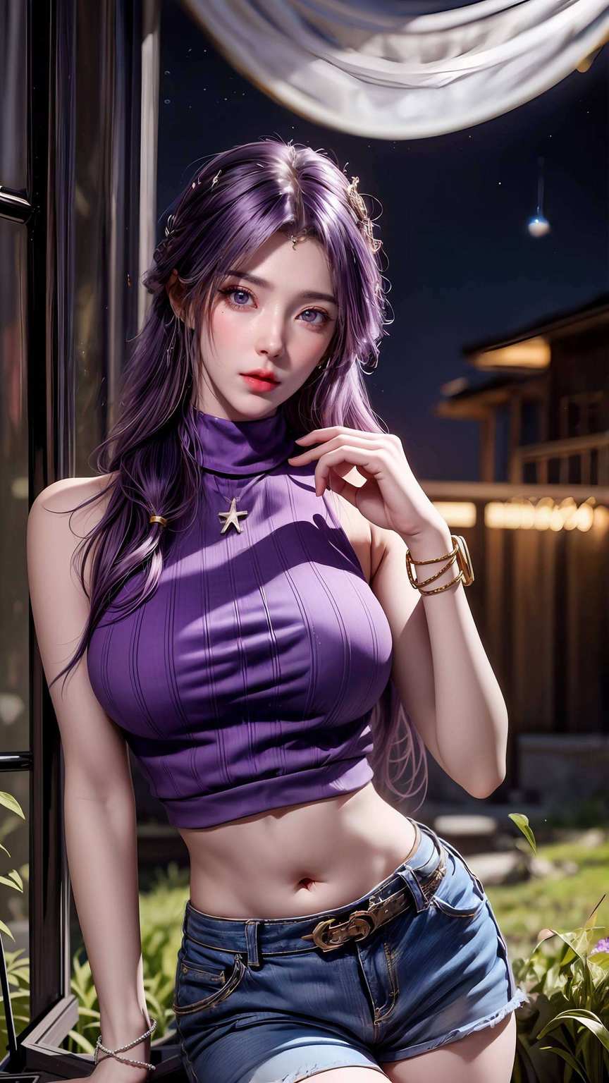 婉约如画中仙子映照玄幻世界