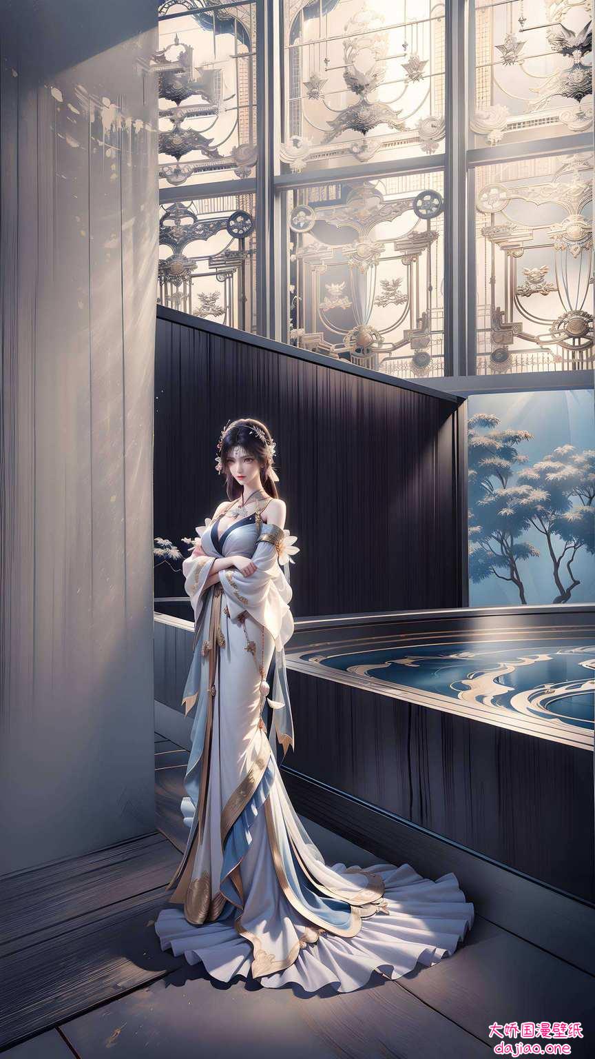 女神翩翩婉约动人