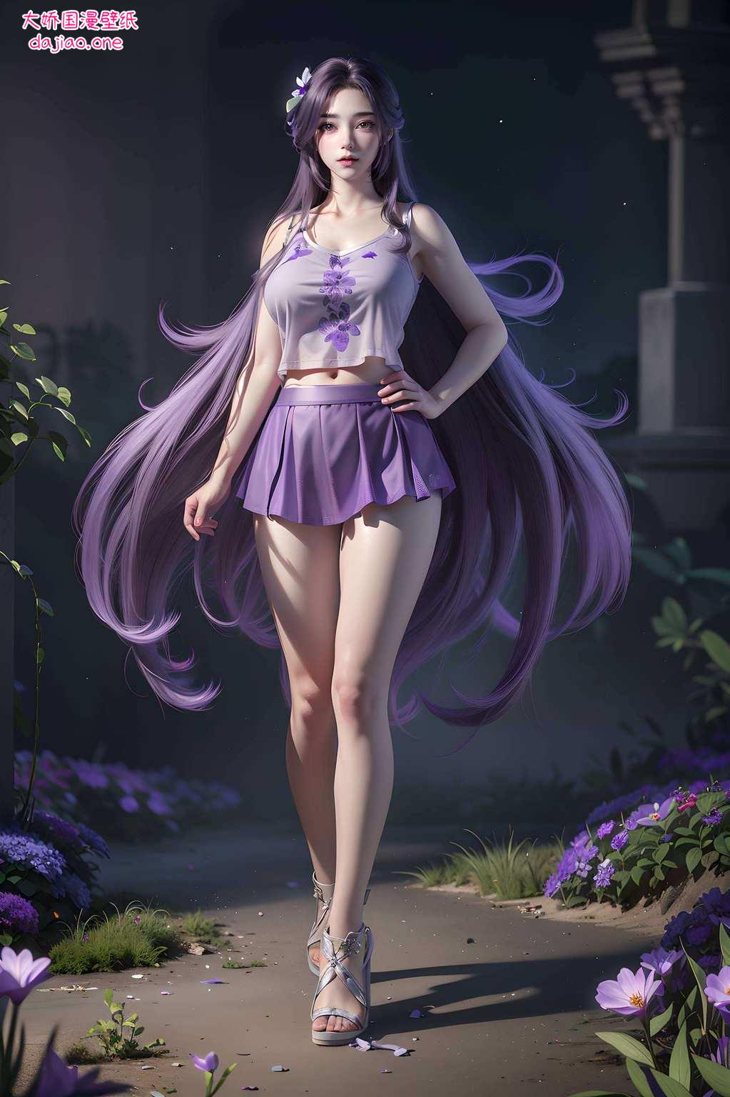 她的美丽犹如国漫中的璀璨明珠令人心醉神迷