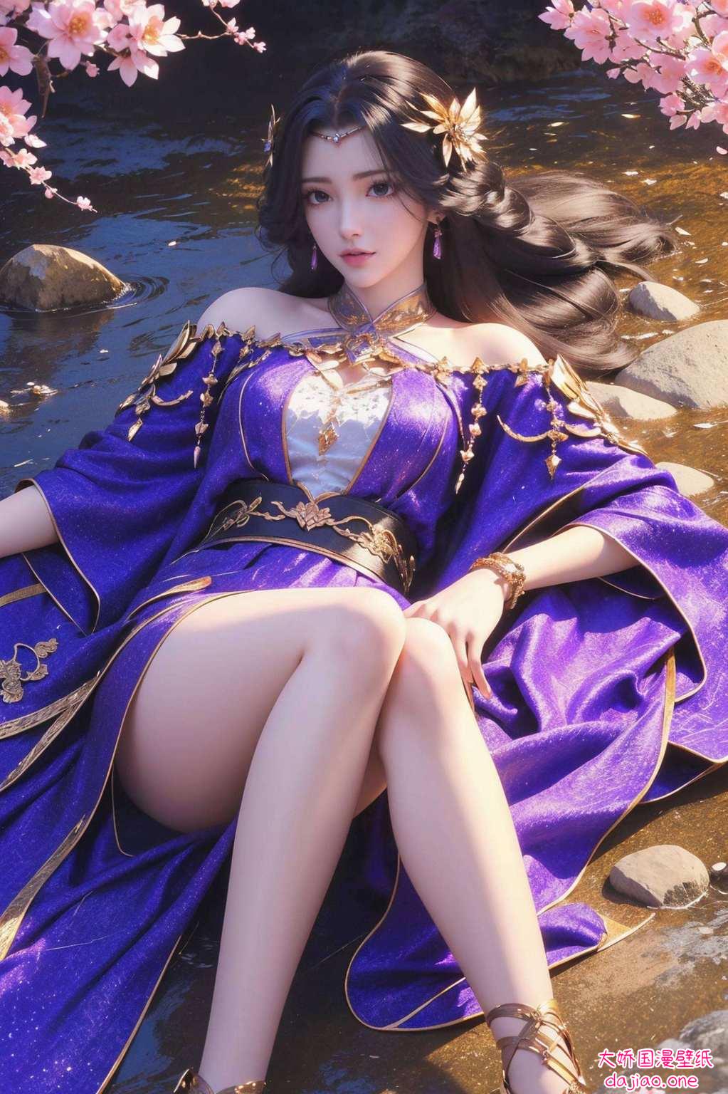 成为了手机屏幕上的一道亮丽风景线她是国漫世界中的一抹绚丽色彩