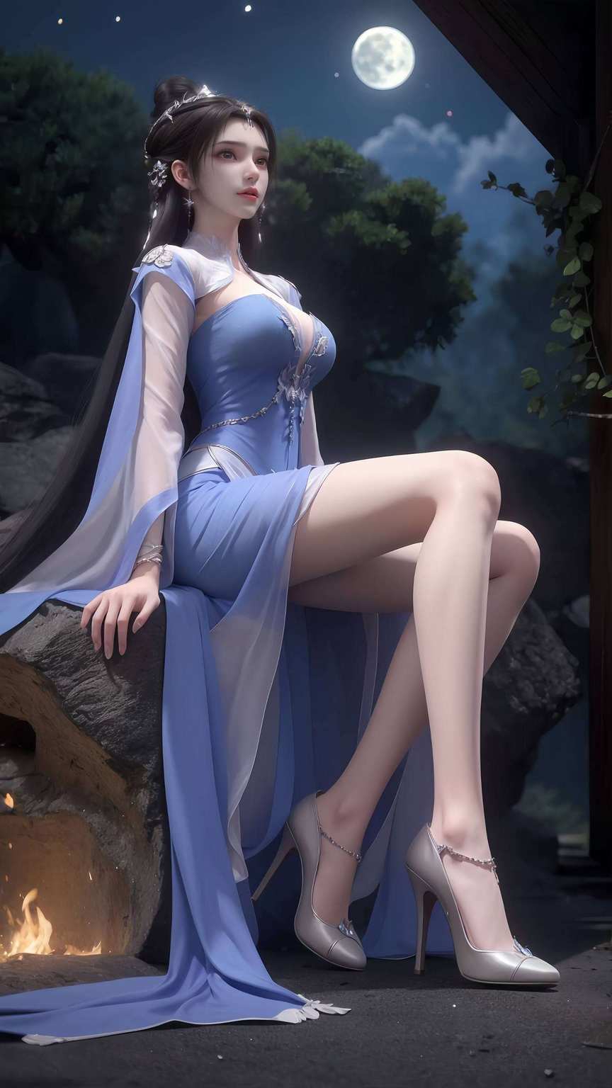 简直美爆了！这不仅是国漫仙逆中的女神每一帧都像是走进了玄幻世界