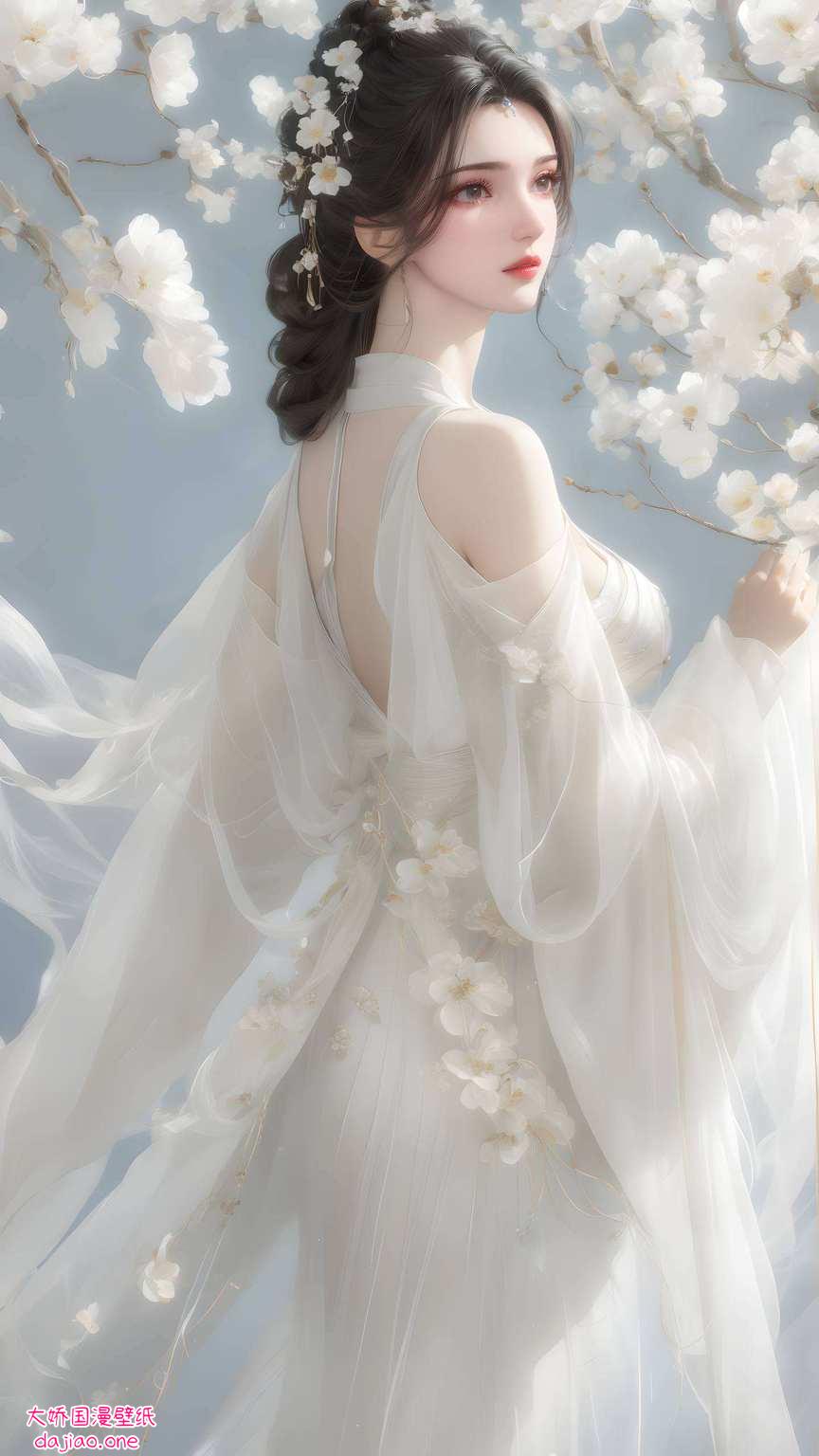 穿上婚纱的她简直美得让人“仙逆”！这不国漫女神一枚