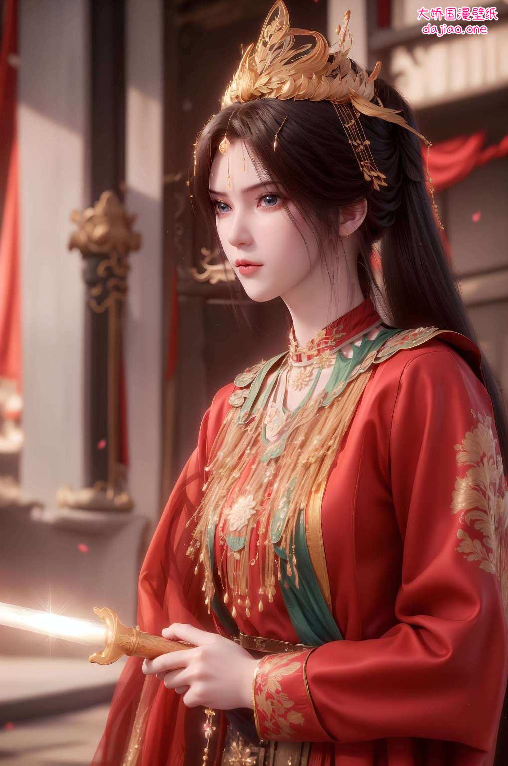 动漫美女的风采仿佛一触碰就能穿越到那个奇幻的国度