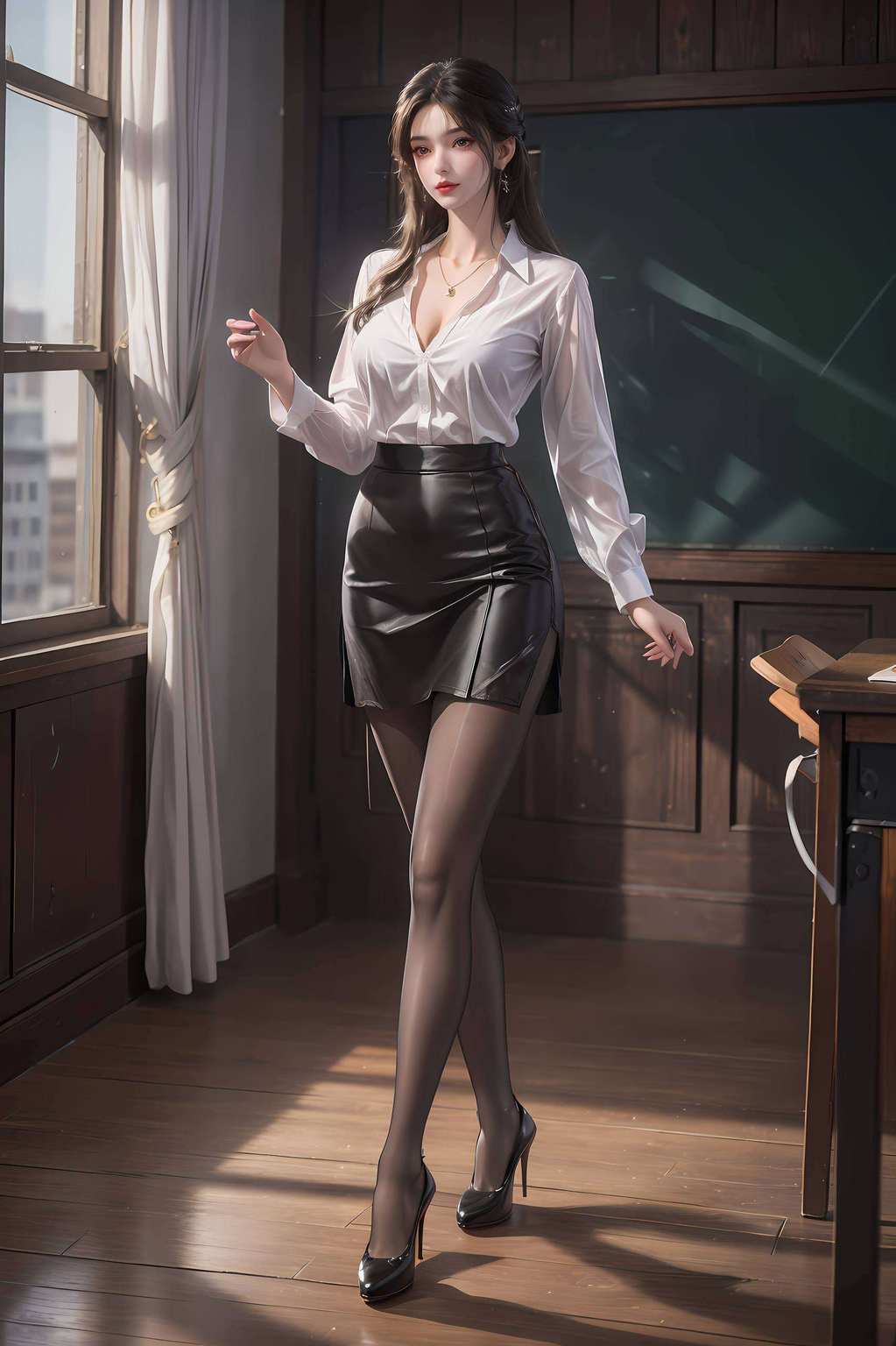 朋友们！想要让你的平板锁屏瞬间变身仙界美景吗？这辑李慕婉壁纸横屏嘿