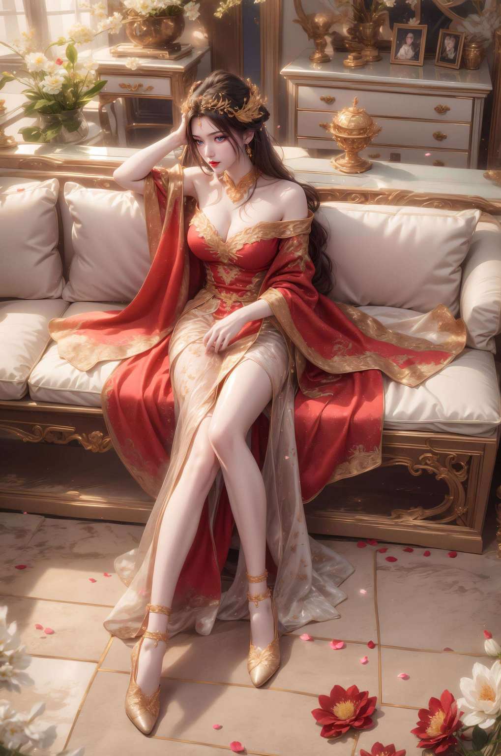 在绚烂的玄幻世界里国漫女神李慕婉翩翩起舞
