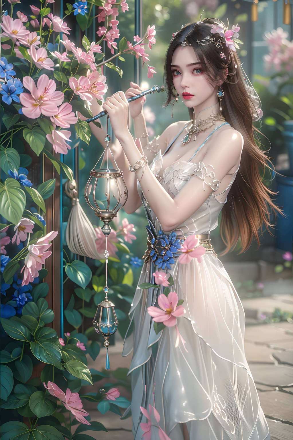 冰桃花灼灼在这绚烂的动漫世界里