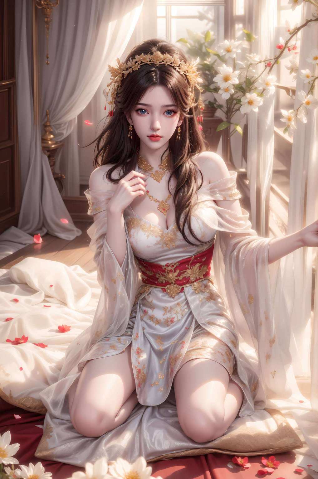 嗨各位国漫迷们！今天给大家带来一款绝美的国漫AI女神壁纸——李慕婉！她那仙逆般的气质