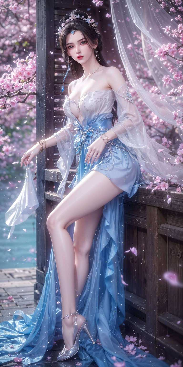 以其清新脱俗的气质和仙子般的容颜如同仙界画卷