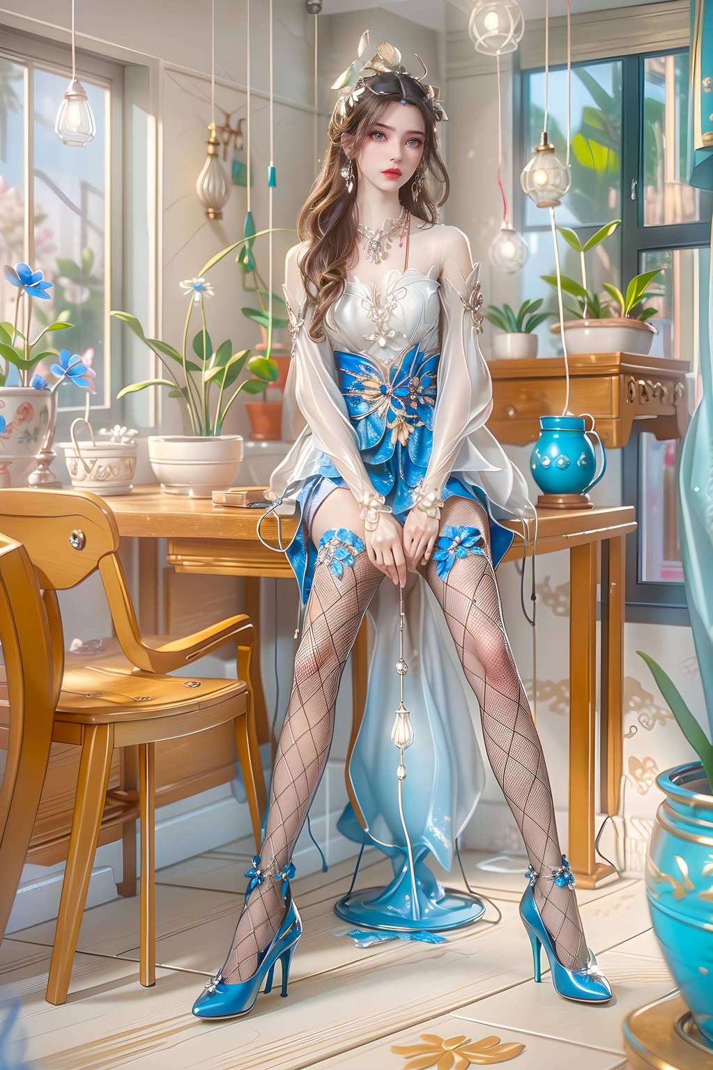 每天护眼又养眼又是国漫美女的代表呢！嘻嘻
