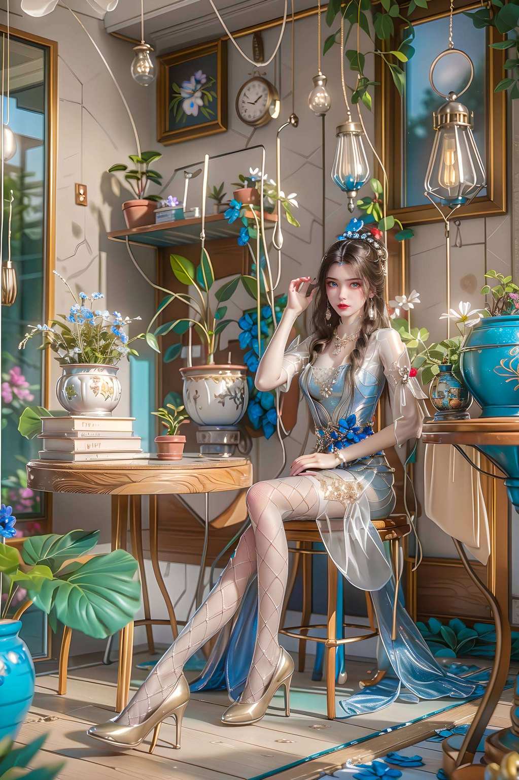 李慕婉尽显动漫美女的韵味