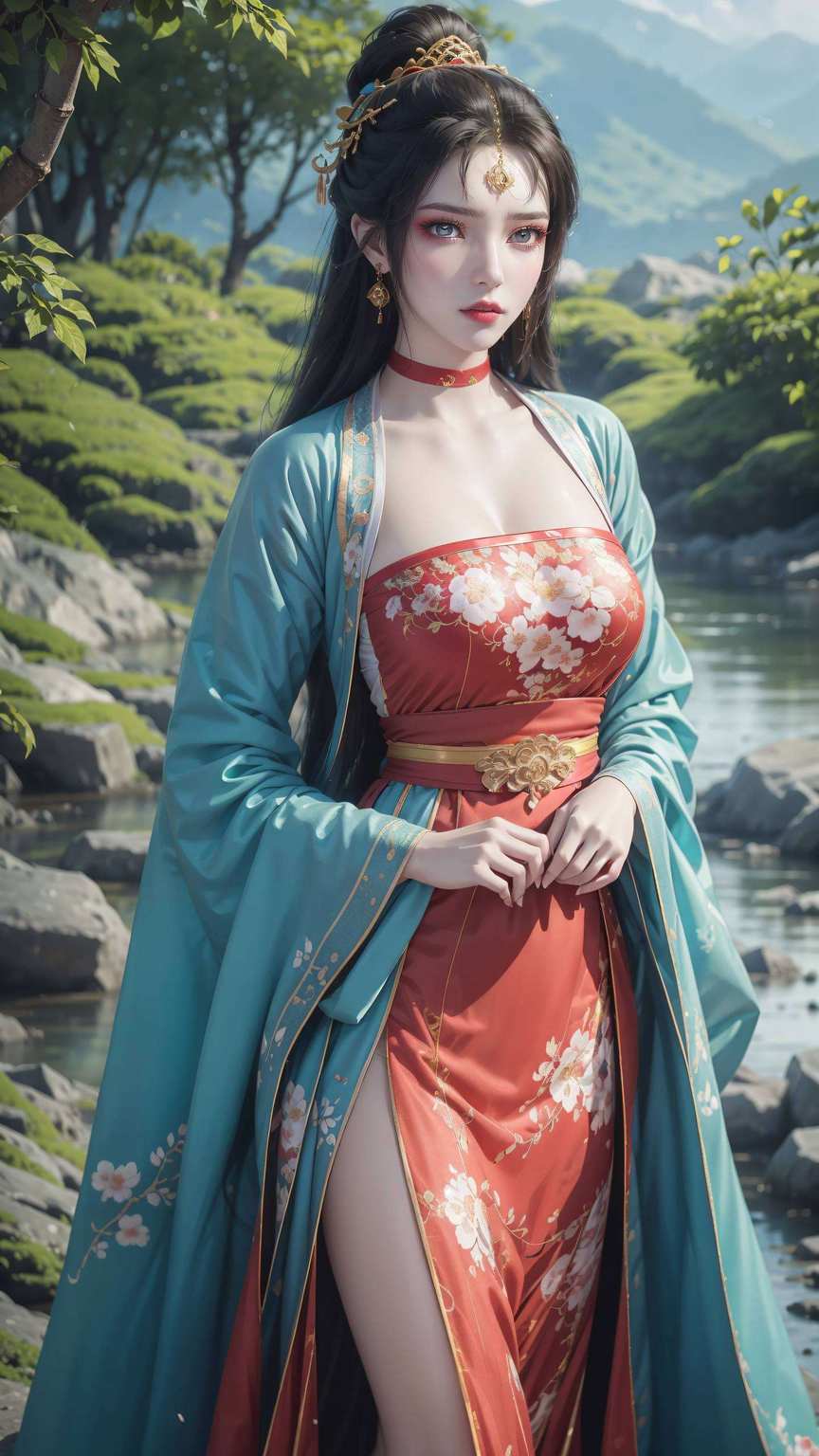 让人一看就心生欢喜壁纸上她是那么的仙气十足