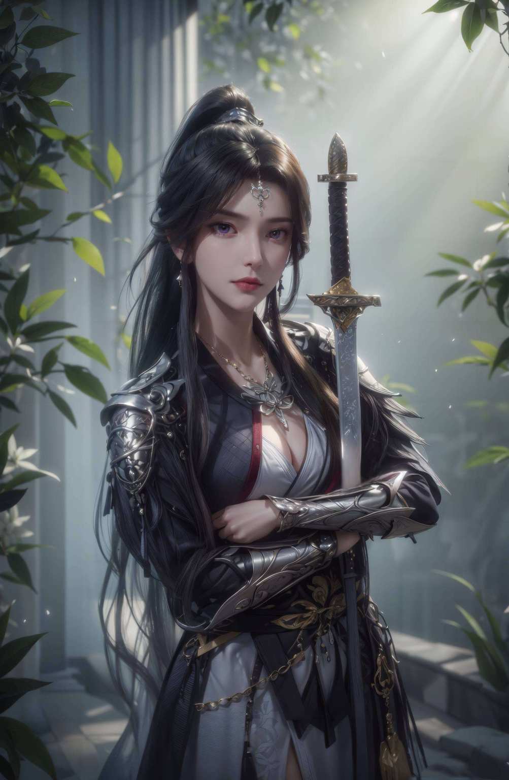这组高清壁纸飘逸长发