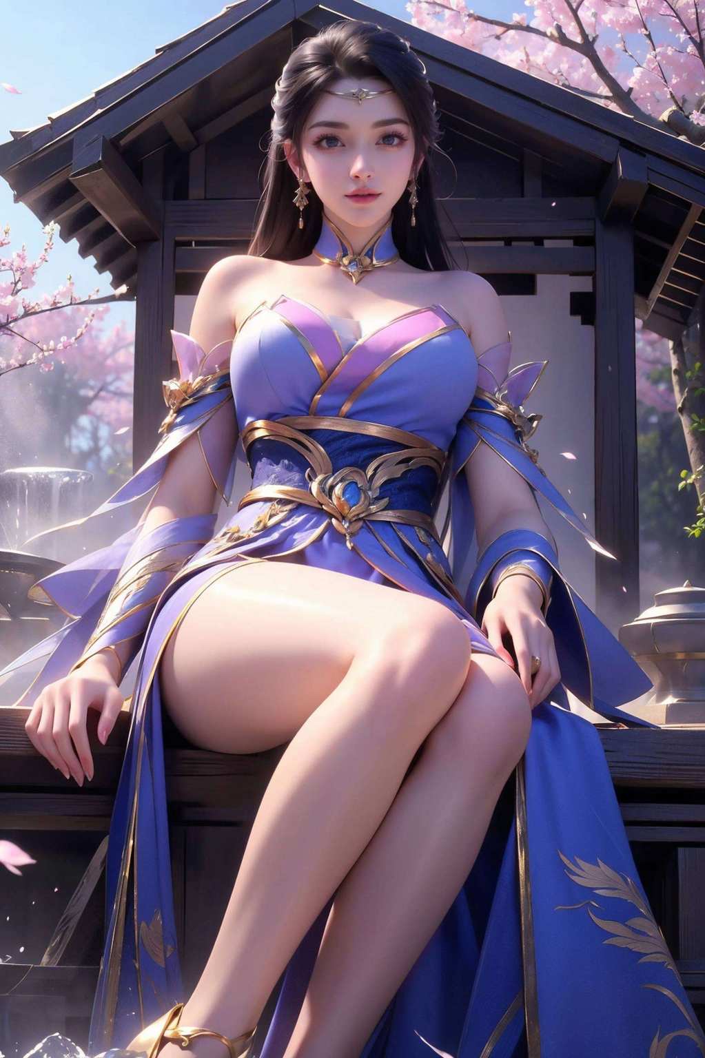 手机上若是贴上她高清的壁纸想象一下