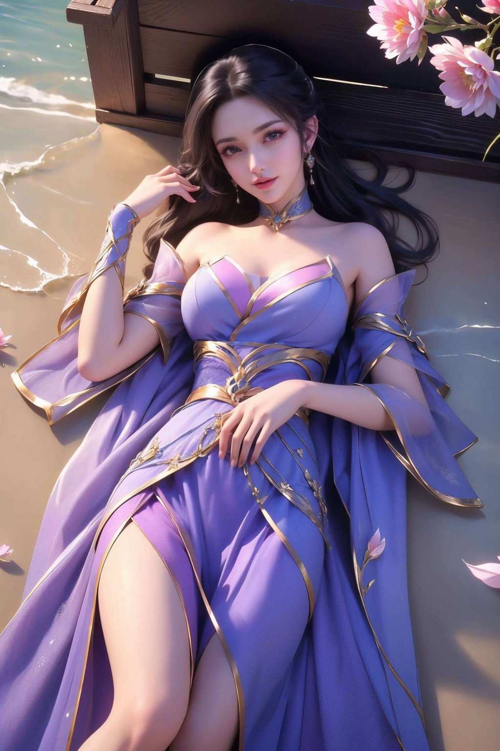 今儿个给大家带来一款超级养眼的福利——那就是《仙武传》里的楚灵玉神图壁纸！这位国漫女神不仅美得让人心跳加速还带着一丝丝玄幻气息