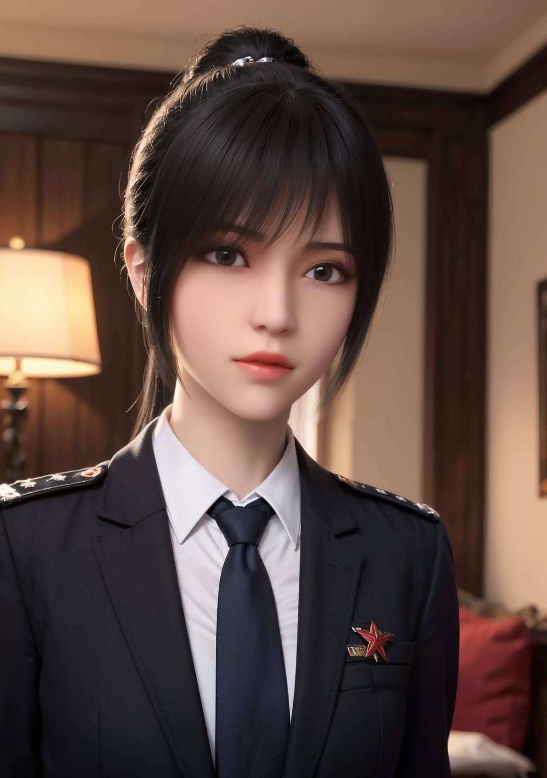 还能让你在日常大战中自带光环心情更爽！国漫女神的魅力