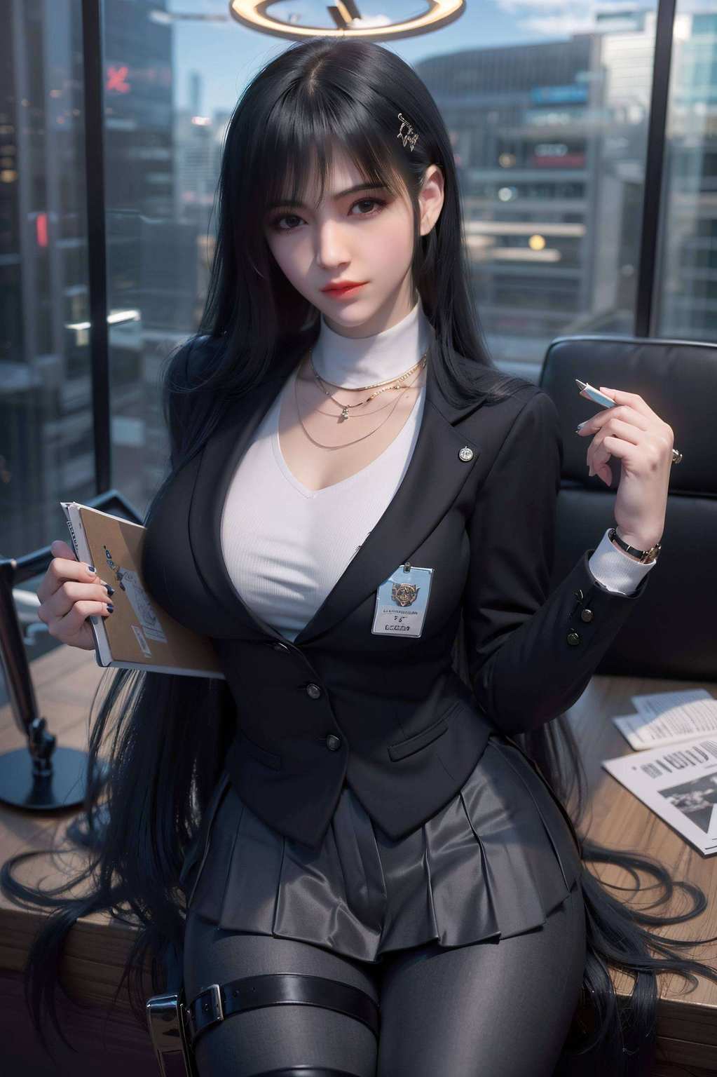 眼神犀利是国漫女神的魅力展现