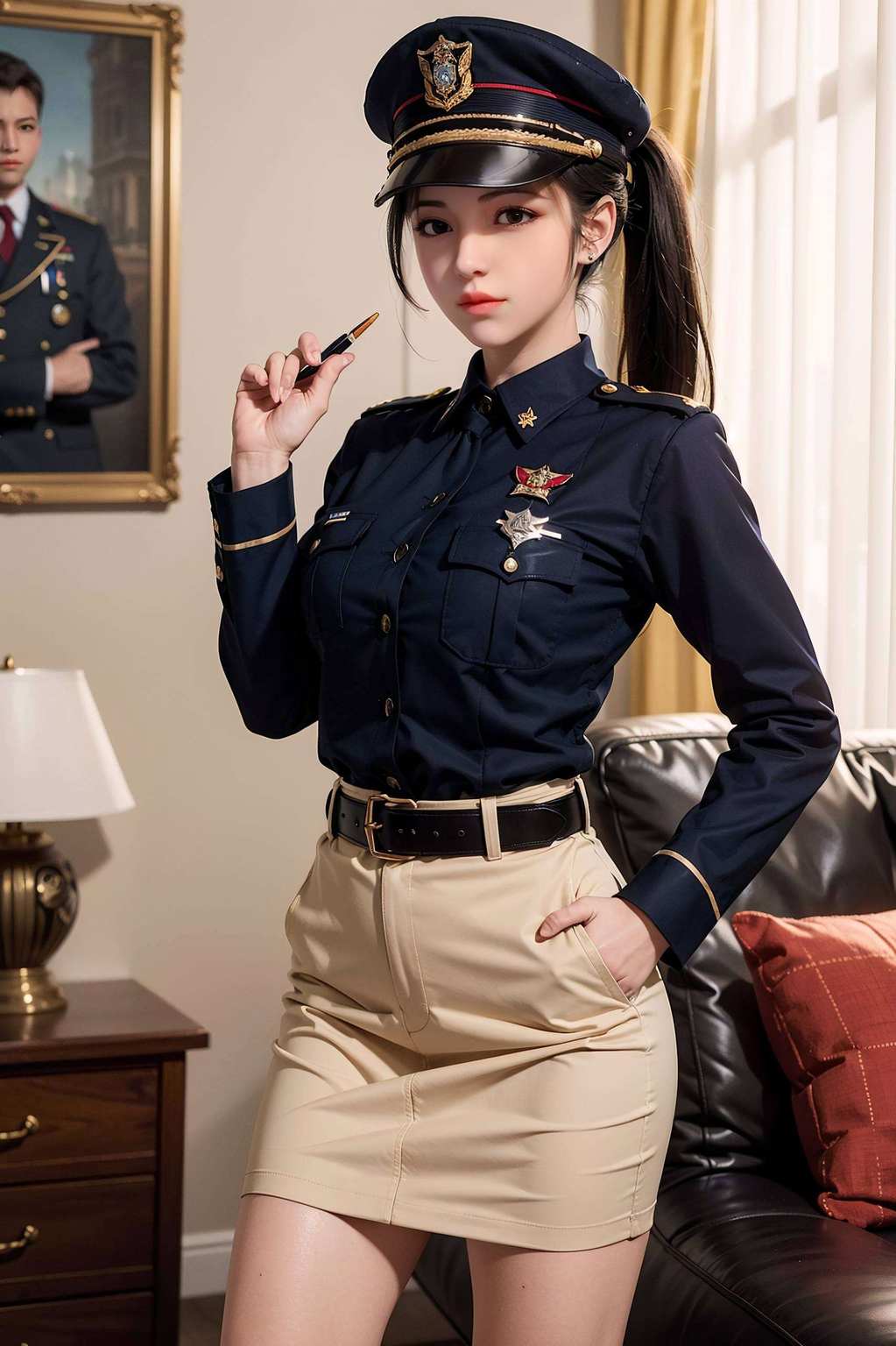 一副“我不怕谁”的模样这是我们的国漫女神和美女们闪亮登场的时刻！🌟🌟 首先得说说这位壁纸动态里的雄兵连琪琳