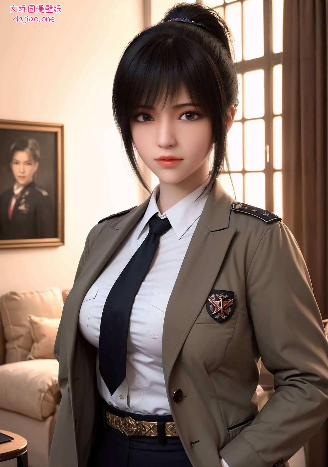 悉心呵护双眼雄兵连之英姿