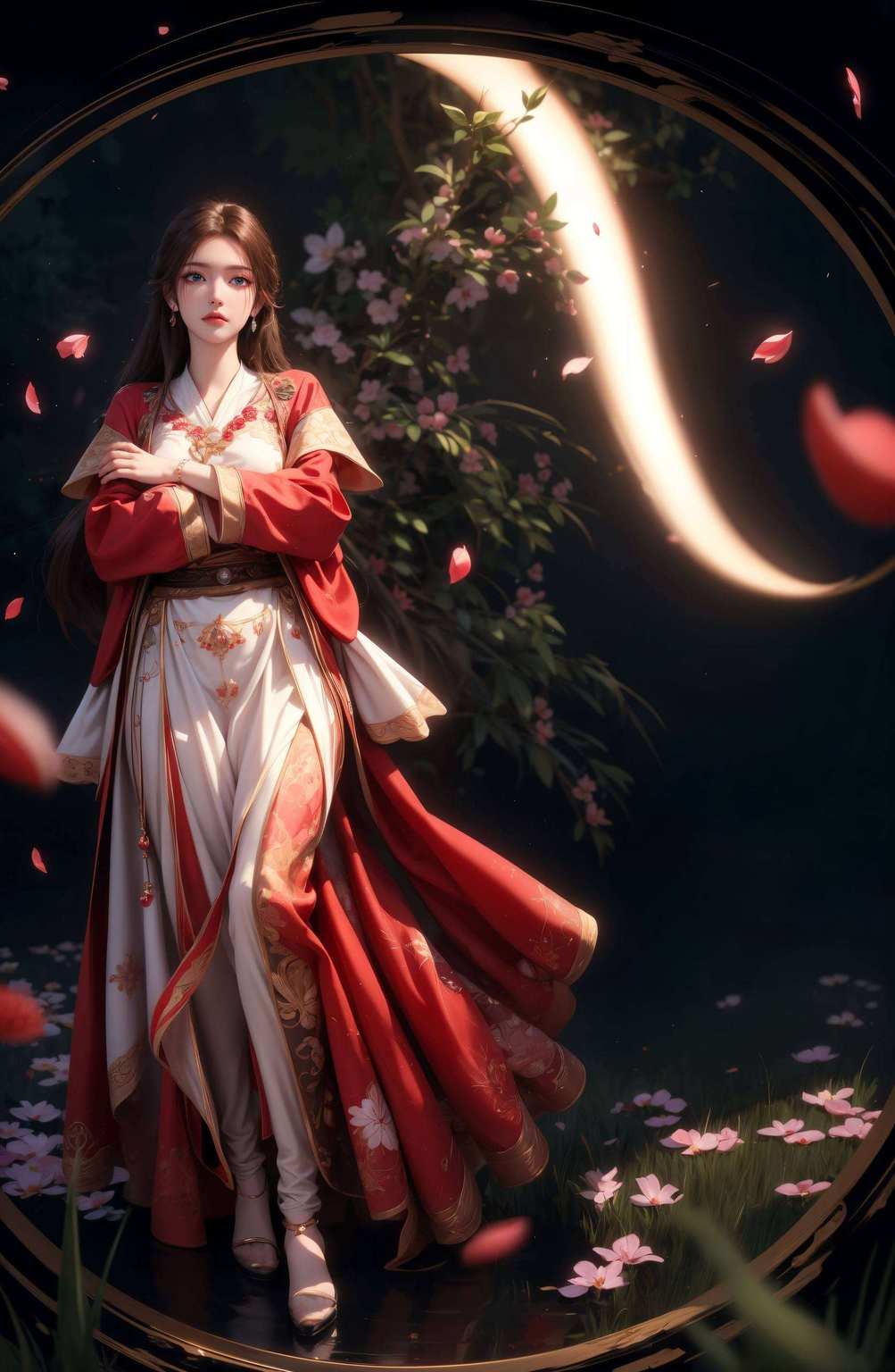 蔷薇花间的元龙女神让这位国漫美女成为你日常生活中的小确幸