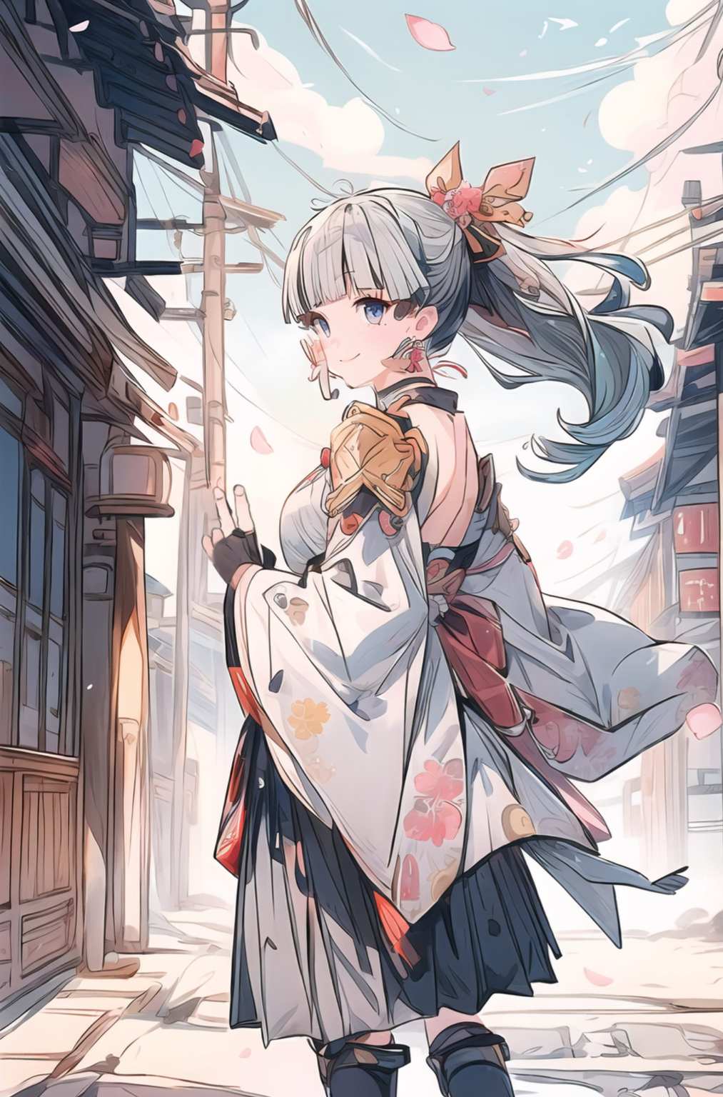 国漫女神的柔美还有那么一点点玄幻的气息