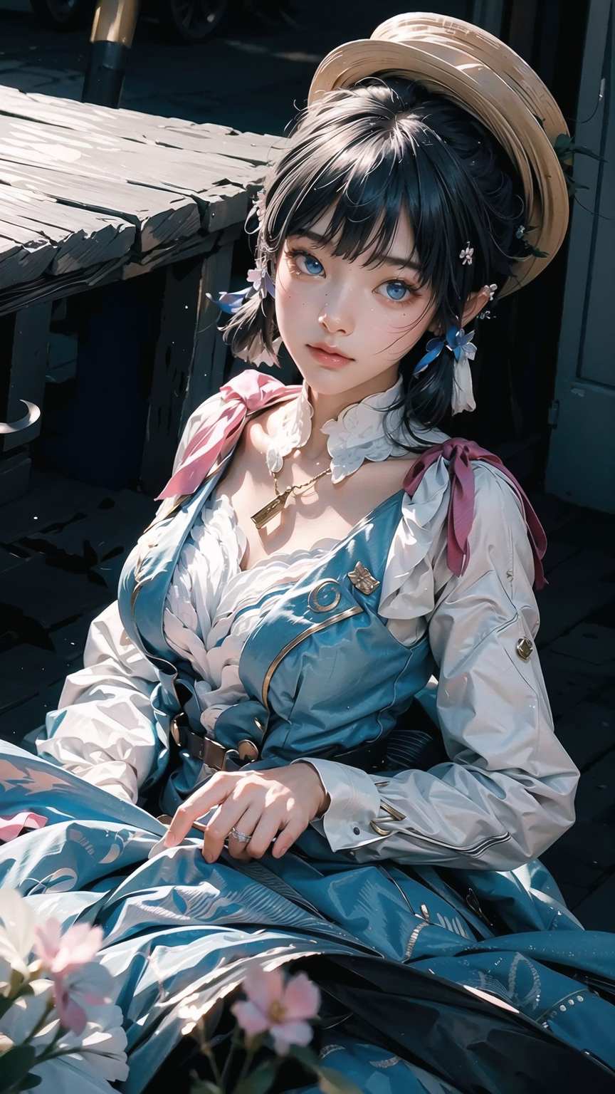 嘿嘿那是国漫女神凌华小仙女在水中翩翩起舞的身影