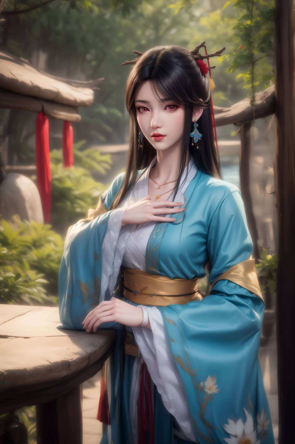 国漫女神夭夭与元尊共舞中秋佳节国漫美女与动漫女神在此汇聚