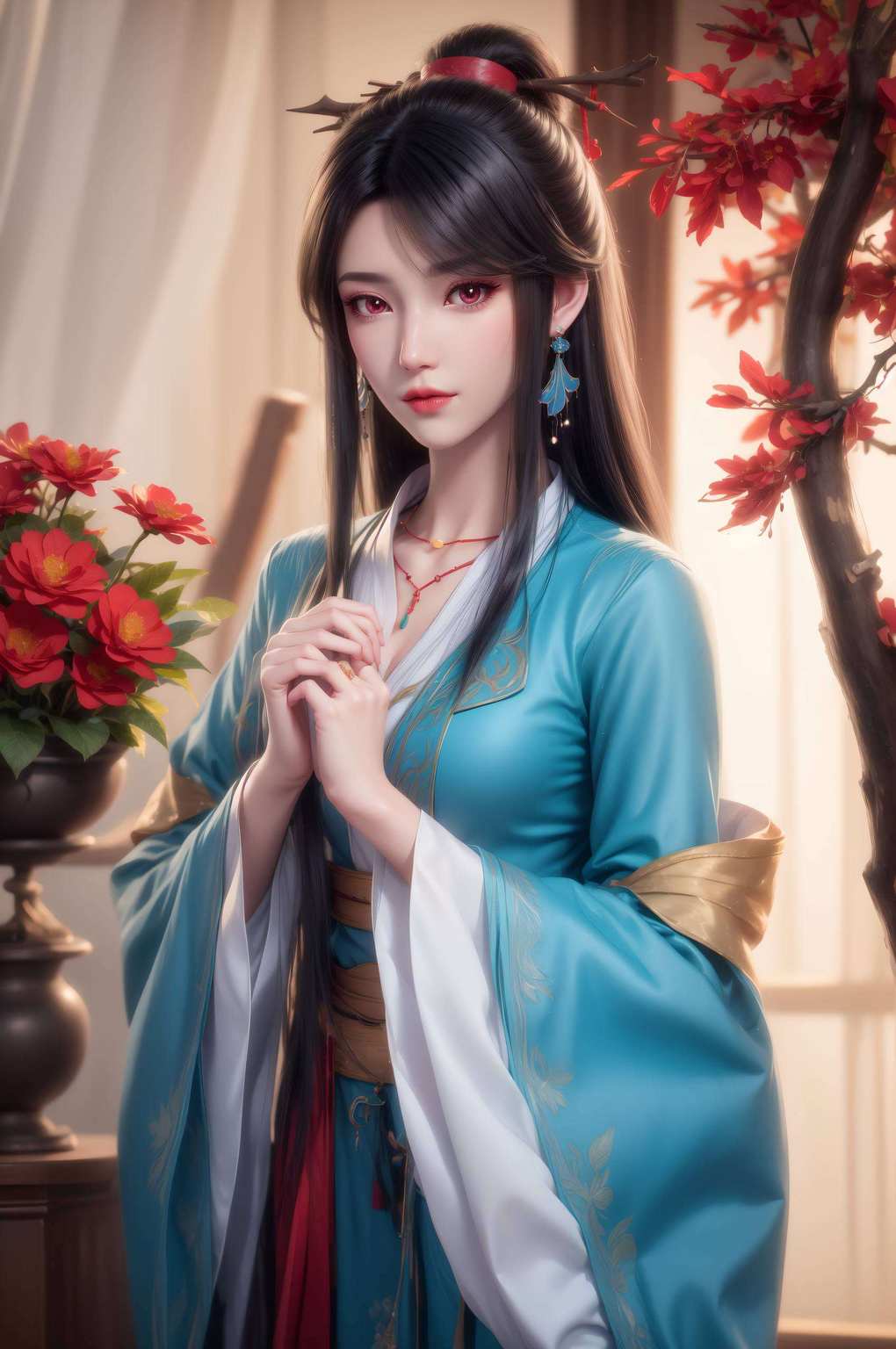 这位国漫界的颜值担当保管你的手机屏幕瞬间变身玄幻仙境