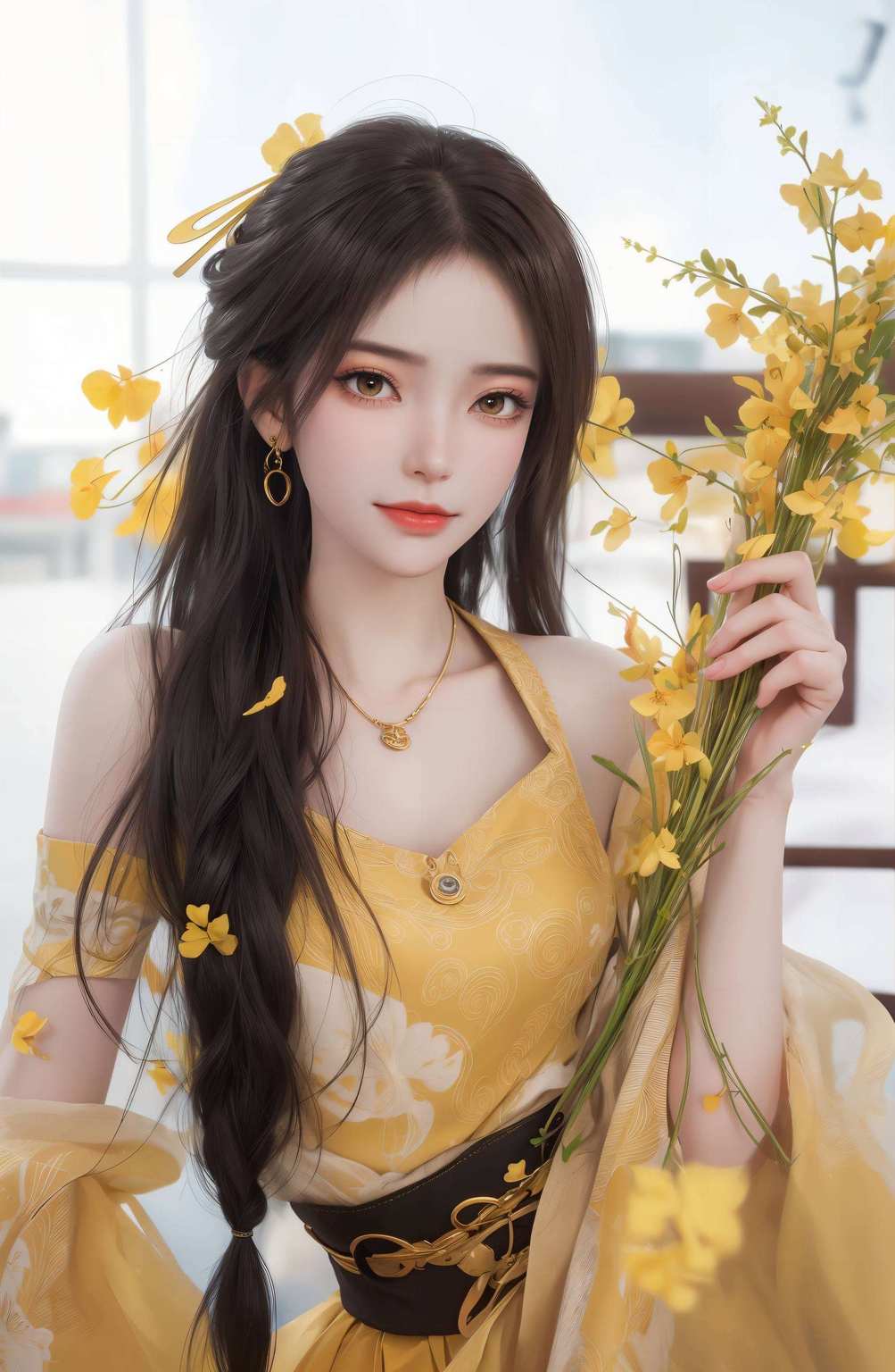 如花瓣凋零遮天壁纸间
