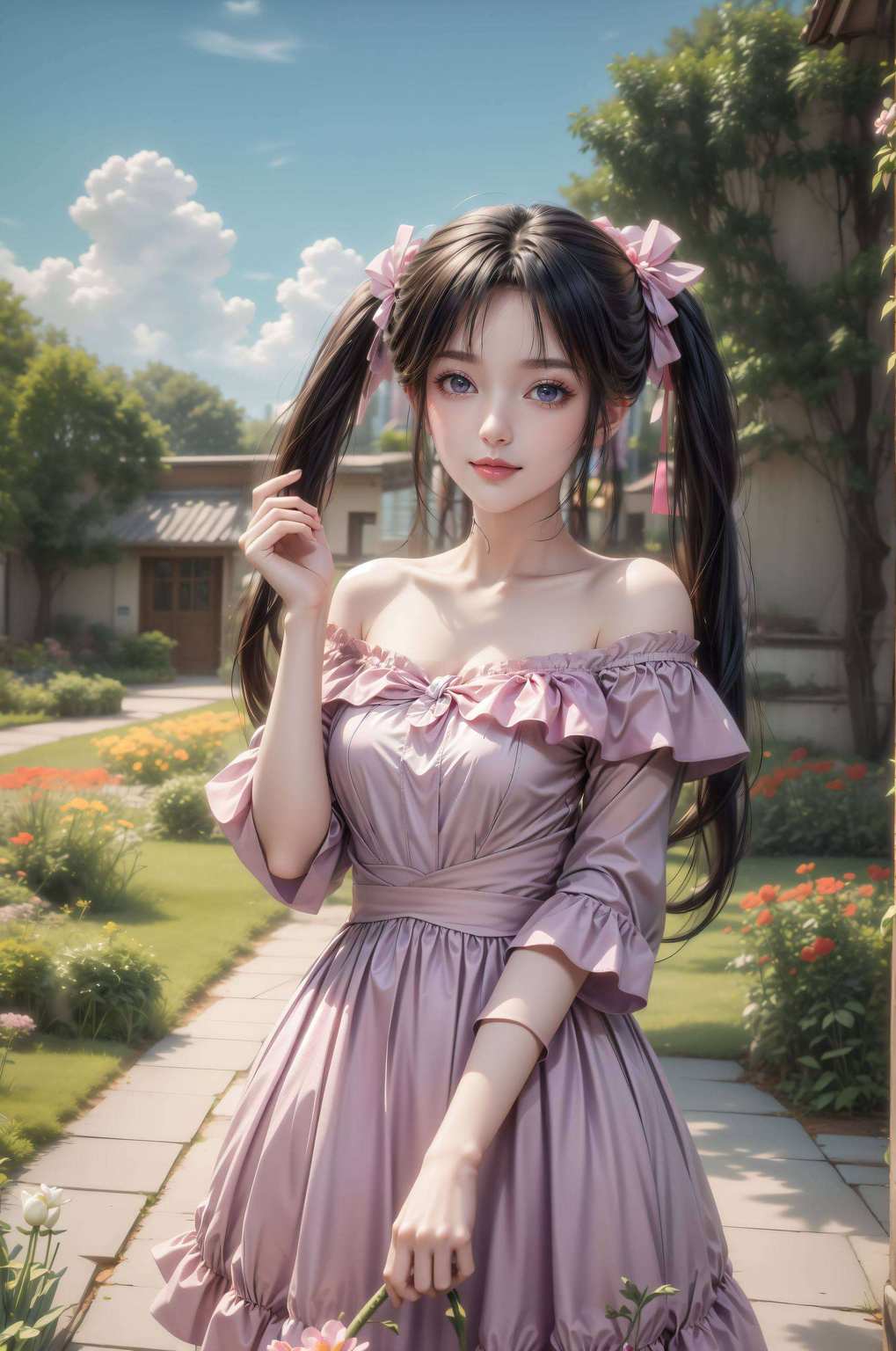 手机背景当然也要她来镇场子！动漫美女争霸嘻嘻