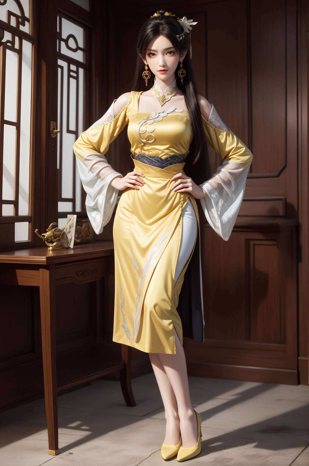 宛若天仙美不胜收