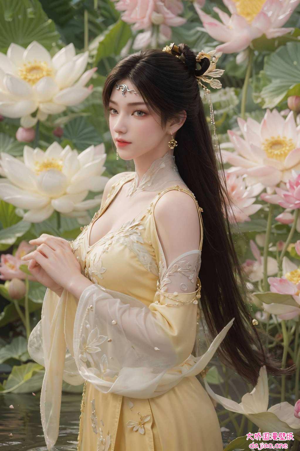 更是咱们的手机壁纸新宠这位国漫界的绝世美女