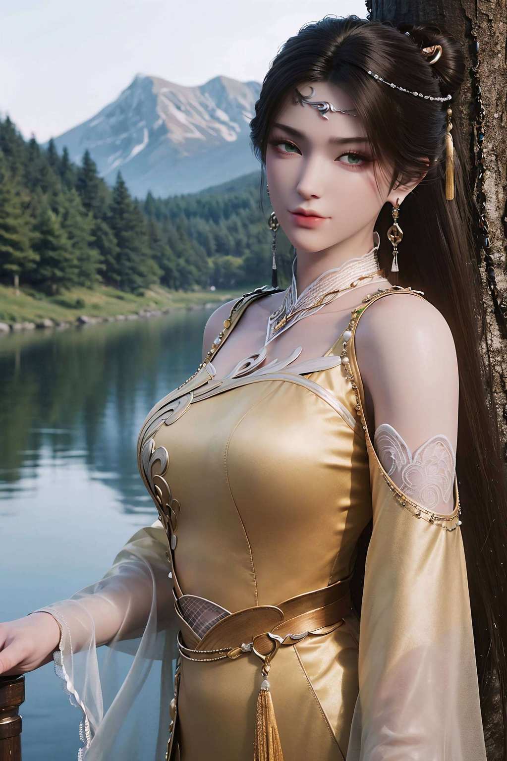 宛若一幅古典美人图想看金瓶儿