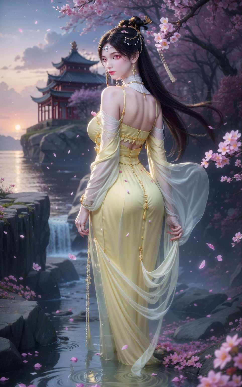 她是无数粉丝心中的壁纸神图金瓶儿翩翩起舞