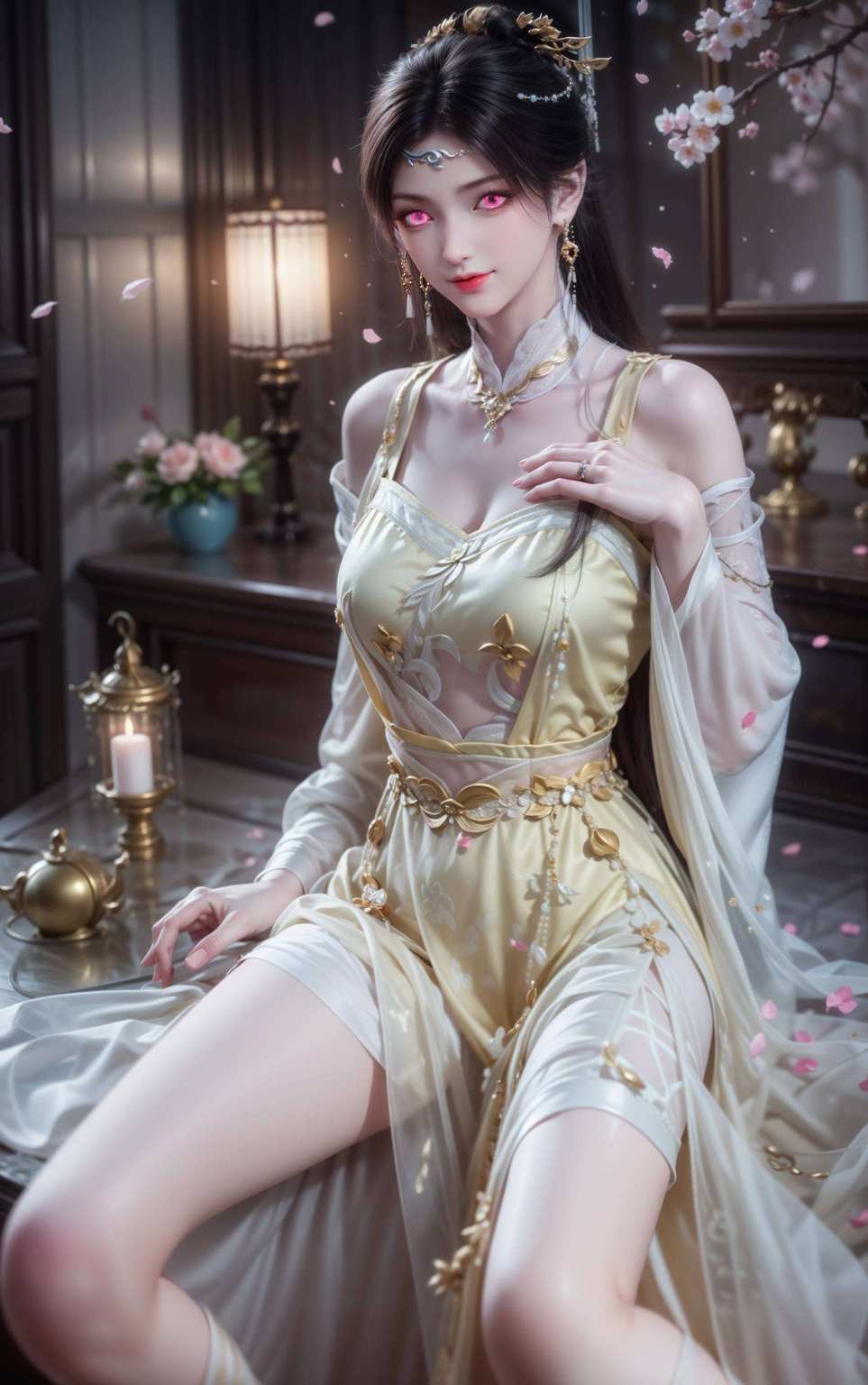 嘿那是国漫《诛仙》中的女神金瓶儿