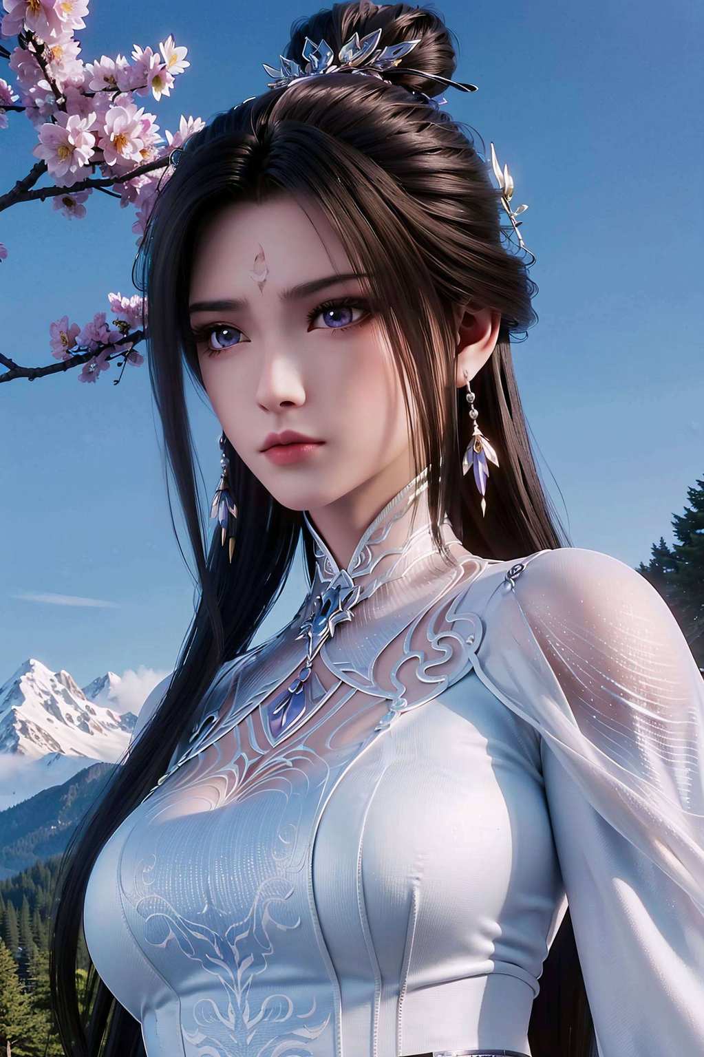 这位诛仙女神的手机壁纸不仅美得让人心颤