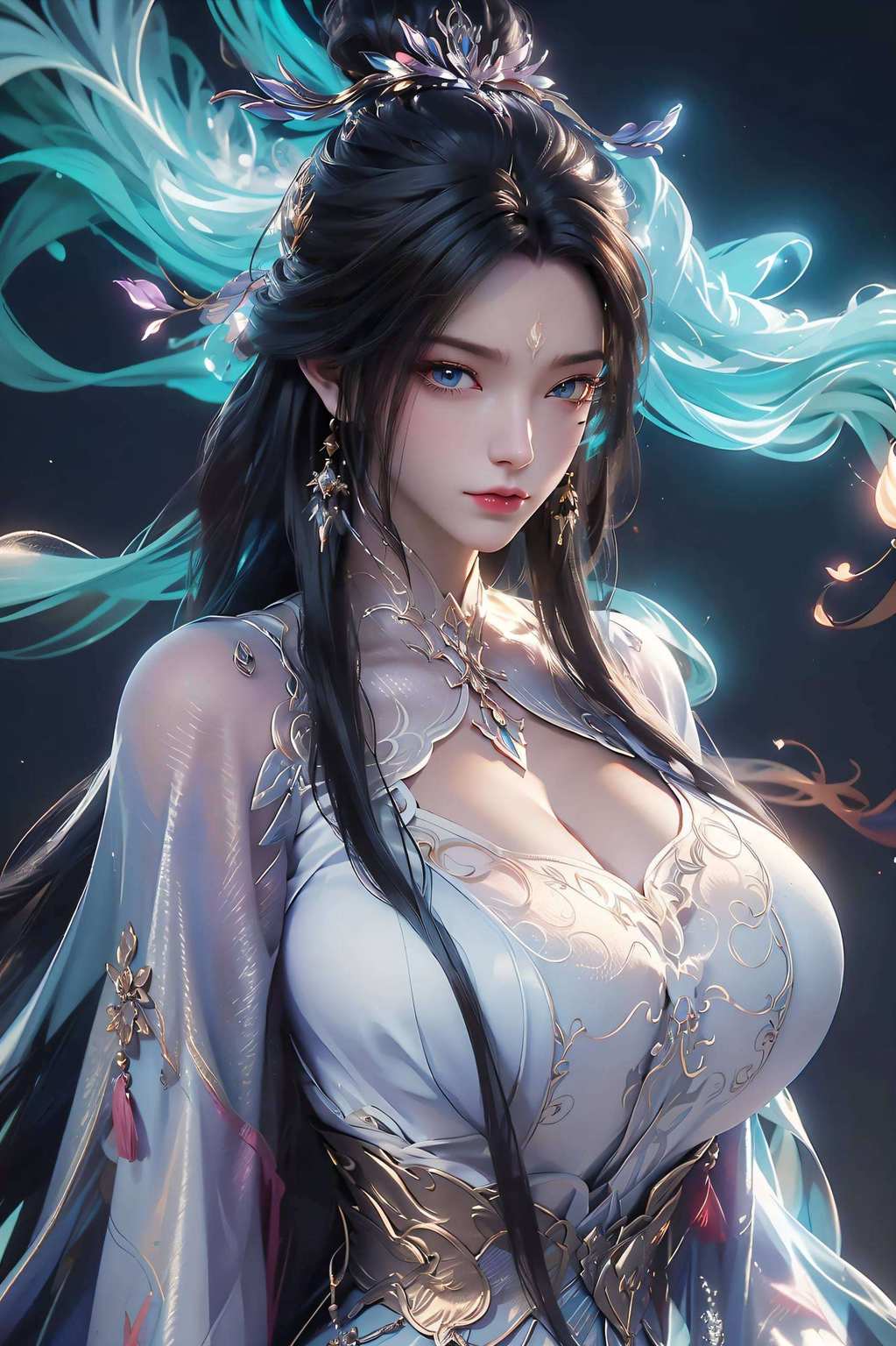 以仙气萦绕的姿态成了国漫界的颜值担当
