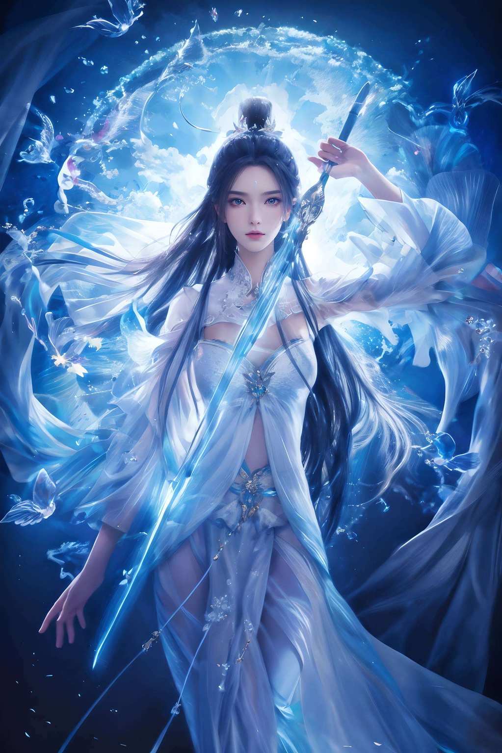 诛仙世界中的一抹亮色让这位国漫美女成为你的视觉守护者！
