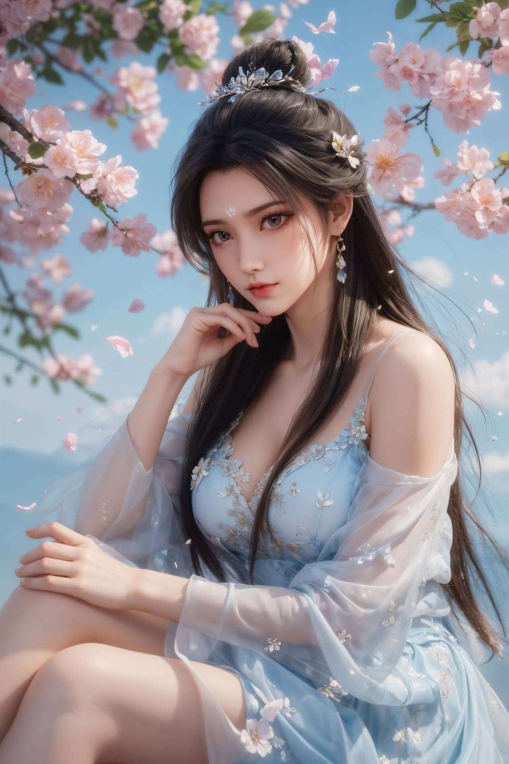 诛仙壁画犹如瑶池仙子